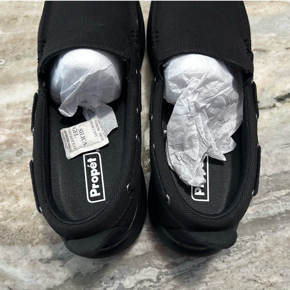 NIB Propet Viasol Men's Slip-On Shoes – Black, Size 8 - Picture 5 of 7